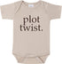 Plot Twist Baby Announcement Onesie,Pregnancy Announcement Outfit for Grandparents to be,Baby Shower