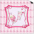 VIIJJUE Coquette Pink Bow Mahjong Mat 31.5 x 31.5 in, Cute Girly Pink
