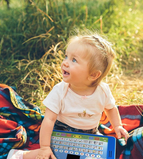 Boxiki Kids Spanish-English Learning Bilingual Tablet Educational Toy with LED Screen Display