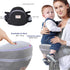 180 Baby Hip Carrier with Foldable Seat Up-Down for Infant,Adjustable Straps Also as Waistband Extender,Huge