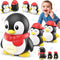 Pobaiyi Baby Toys 6-12 Months Musical Dancing Talking Penguin Tummy Time Toys Set