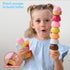 lalalark 3+ Ice Cream Color Changing Play Food Pretend Toy for Role Play, Play Kitchen Accessories, Preschool Birthday