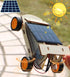 STEM 4 Set Solar Motor Kit - Wooden Model Electric Car Science Experiment Projects for Kids