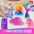 MixMax 6 Packs 6-12 Make Your Own Squishies Toys, Rubber Dolls Making Kit for Kids Glow Jumbo Glitter Silicone Squishy