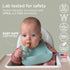 Eco-Friendly Silicone Baby Feeding Bib - Moss and Fawn Design