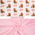 Highland Cow Lovey Baby Blanket for Boys Girls, Soft Fleece Minky with Dotted Backing, Newborn Toddler Crib Gift (26.5