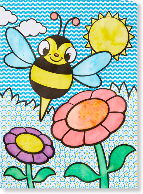 Melissa & Doug My First Paint With Water Art Pad, Cheerleaders, Flowers, Fairies, 24 Pages