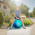 16+, 28 Hopper Ball for Adults & Teens in Bouncy Ball with Handle, Sit On Hippity Hop Exercise with Air Pump, Active
