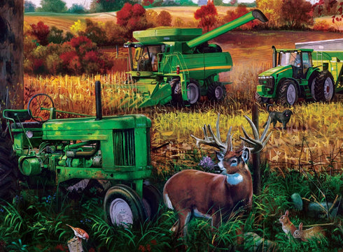 2000 Country 4-Pack 14"x19" MasterPieces Piece Jigsaw Puzzle for Adults, Family, Or Youth - Farm