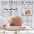 Sweet Jojo Designs Woodland Deer Floral Girl Baby Satin Fitted Crib Sheet Infant Newborn Nursery Toddler Bed Room