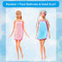 Lot 26 Pack Doll Clothes and Accessories Beach Bathing Set Including 5 Swimsuits, 1 Bathrobe, and More