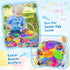 12 Prefilled Easter Eggs with Pull-Back Engineering Car Toys, Pcs Colorful Surprise Eggs with Construction Truck Gifts