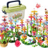 TEMI 224 PCS Flower Garden Building Toys for Girls Toys, Educational STEM