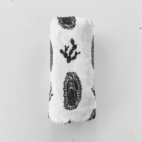 Our Lady of Guadalupe Baby Swaddle Blanket - Perfect for Newborns