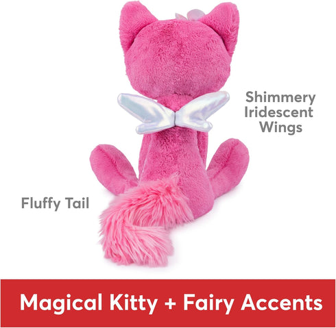 GUND Take Along Friends, Maeve Rose Fairy Cat Plush Toy, Cat Stuffed Animal for Ages 1 and Up, Pink, 15”