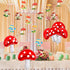 28 31 21 Inch Pcs Mushroom Birthday Party Decorations Hanging Swirls Foil Balloons x Air Floating Balloon Fairy