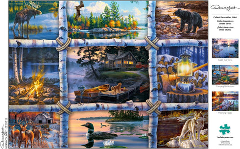 Buffalo Games Darrell Bush North Country - 1000 Piece Jigsaw Puzzle for Adults - Finished Size 26.75 x 19.75