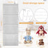 Hammock Woodoulogy Hanging Stuffed Animal Storage, Over Door Large Plush Toy Organizer with Metal Hook, Baby Accessory