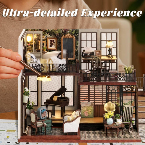Creative DIY Dollhouse Kit - Time Impression Miniature