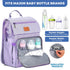 Backpack 16 Backpack Baby Shower Gifts for Mom - Diaper Bag - Organizer Pockets Baby Diaper Bag w/ Insulated Bottle