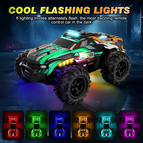 1:16 4-7 8-12 BLUEJAY Remote Control Car, All Terrain High Speed RC Cars Truck for Boy, Rechargeable Monster RC Truck