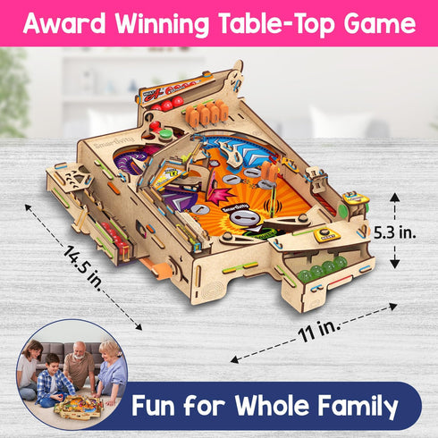 8-14 Smartivity DIY Pinball Machine for Kids Years Old | Global Award Winning Arcade Game | Build Your Own Pinball I