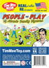 Tim Mee PEOPLE Play Figures - 18pc Playset in Yellow, Red, & Blue - Made in USA
