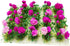 20Pcs Miniature Flower Cluster Grass Tufts for Mini Dollhouse Fairy Garden Railway Simulated Micro Landscape Model