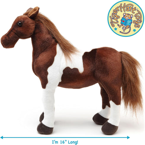 16 Inch TigerHart Hanna The Horse - Stuffed Animal Plush