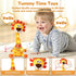 10 Tummy 1-3 Dancing Talking Lion Plush Toy, Interactive Mimicking Recording Repeating Lion Stuffed Animal, Singing