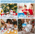 Snowman Crafts for Kids, 10 Pack Christmas DIY Snowman Kit, Indoor Decorations with Air Dry Modeling Clay