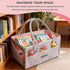 LXWIEKCO Large Baby Diaper Caddy Organizer - Nursery Storage Basket Tote Bag, Portable Diaper Storage Bin for Changing