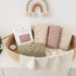100% 52"x28" 2 Pack Bearmoss Muslin Crib Sheets Cotton Baby Crib Sheets Fitted for Standard Crib Mattress & Toddler Bed