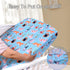 1 Pack UOMNY Crib Sheet,Cat Crib Sheets Baby Sheet for Standard Crib and Toddler Mattresses Nursery Bedding Sheet Crib