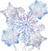 Glistening Snowflakes Balloon Bouquet