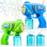 JOYIN 2 Kids Bubble Gun with 2 Bottles Bubble Refill Solution, Bubble Machine Gun for Toddlers, Summer Outdoor Gift