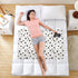 siphylline 52" 34" Black and White Illustration Design Stars Brown Extra Large Resuable Changing Pad Covers Water