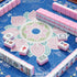 32.4''x32.4'', Mahjong Mat for Table Rolled Shipping, No Creases Mah Jongg Mat with Carrying Bag for American Mahjong