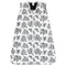 Hudson Baby Unisex Plush Faux Fur Sleeping Bag, Wearable Blanket for 6-12 Months, Black Toile