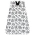 Hudson Baby Unisex Plush Faux Fur Sleeping Bag, Wearable Blanket for 6-12 Months, Black Toile