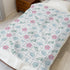 Selgkds Summer 60x80inch Boho Sea Turtles Seashells Bows Baby Blankets for Girl Boy Infant Newborn Toddler Nursery Crib