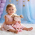 Plush Cherry Girl Doll - Soft Pink Baby Gift with Adorable Gift Bag