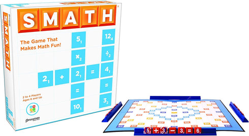 Pressman SMATH - The Game That Makes Math Fun! Multicolor, 5" Board Game