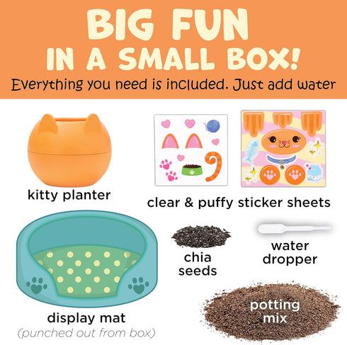 6+) Creativity for Kids Plant-A-Pet: Kitty - Arts and Crafts for Kids, Mini Gifts for Girls and Spring Crafts for Kids
