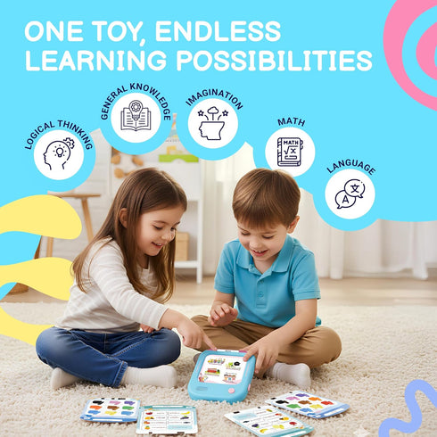 166 29+ 800+ 700+ 3-6 QuTZ Talking Flash Cards, Phonics Flash Cards, Learn to Read with Pages, Themes, Words & Fun