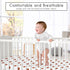 Sweet Jojo Designs Fitted Baby Crib Sheets (Football) for Boys, Infant Nursery, Toddler Room - Standard Size (Brown