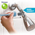 2-in-1 10-foot Playtex Baby Shower Sprayer for Baby and Toddler Bath Time, Blue/White, Hose