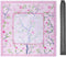 Jongyance Pink Printed Mahjong Mat (31.5x31.5) with Black Carrying Bag, Anti-Slip, Noise-Reducing,