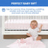 100% 30x30 Inches (Pack 4), Delta Children Cotton Flannel Baby Receiving Blankets for Girls and Boys of Pink Floral