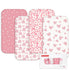 Gllquen Baby Bedside Sleeper Sheets 33x20 Inch 4 Pack - Fitted Crib